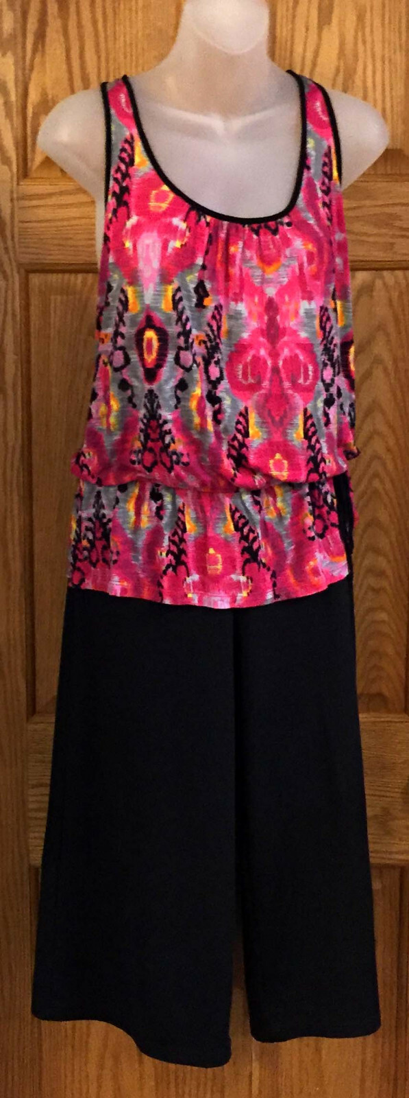 Tank Top & Avia Capri Pants Workout Exercise Yoga Women's Size Small Lot 2-image