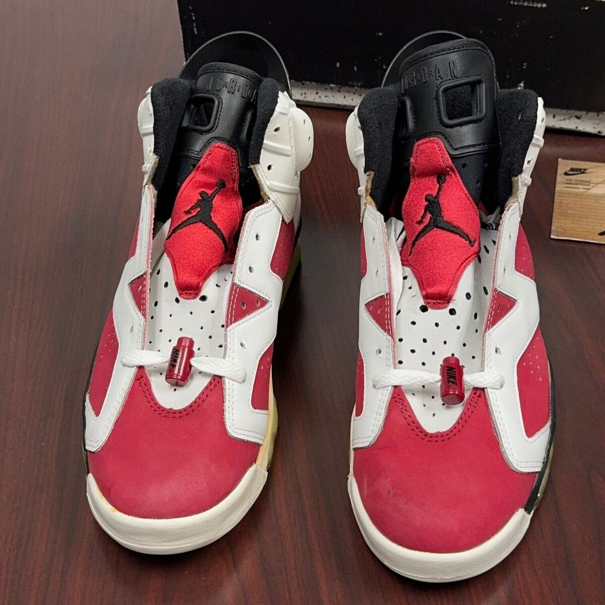 1991 Nike Original Air Jordan VI Carmine OG 6 Vintage 4401 1991 Nike Original Air Jordan VI Carmine OG 6 Vintage 4401