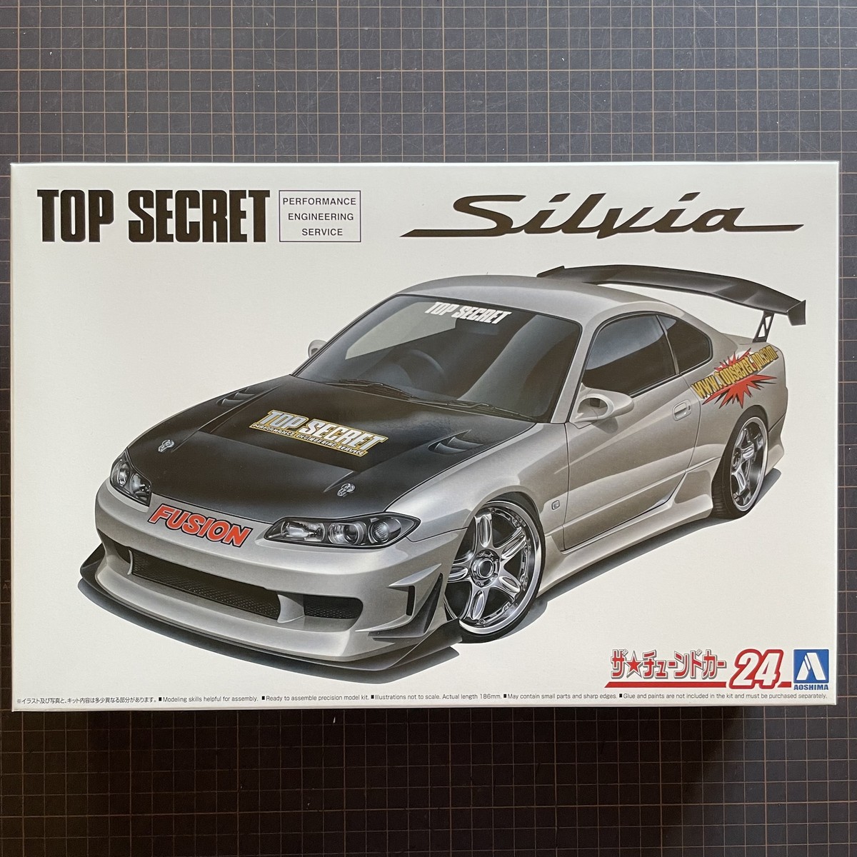ミニカー Nissan Silvia (S15) Top Secret Mini GT 1:64 Nissan Silvia (S15) Top Secret D1GP Gold