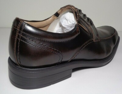 Florsheim Size 10.5 M BILLINGS Brown Leather Lace Oxfords  display picture 3
