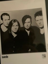 SWEDEN (Brett Anderson) Original Press Photography NB BW Squatt (Lot of 3)