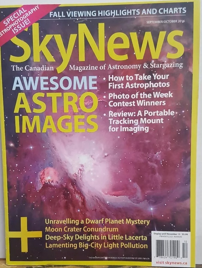Sky News Sept Oct 2016 Awesome Astro Images FREE SHIPPING CB | eBay