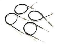Bowdenzüge SET schwarz (4 Stück) passend für Zündapp 434 Bergsteiger M25 M50 Mof