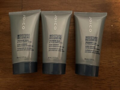 Lot of 3 New JOICO MOISTURE RECOVERY 1.7 OZ TREATMENT BALM