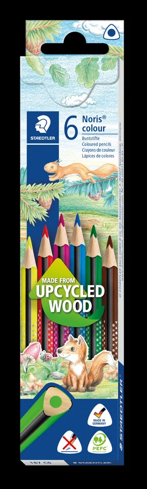 STAEDTLER 187 Dreikant Buntstift Wopex Noris colour Kartonetui 6 12 24 - Bild 3 von 3