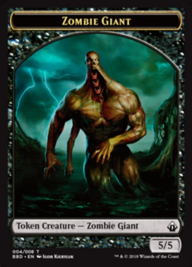 Zombie Giant Token ~ Near Mint Battlebond MTG Magic UltimateMTG Black Card - Image 1 of 1