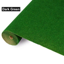 Evemodel 1 Roll 0.4mX1m Model Grass Mat Dark Green Artificial Lawn Turf Carpet