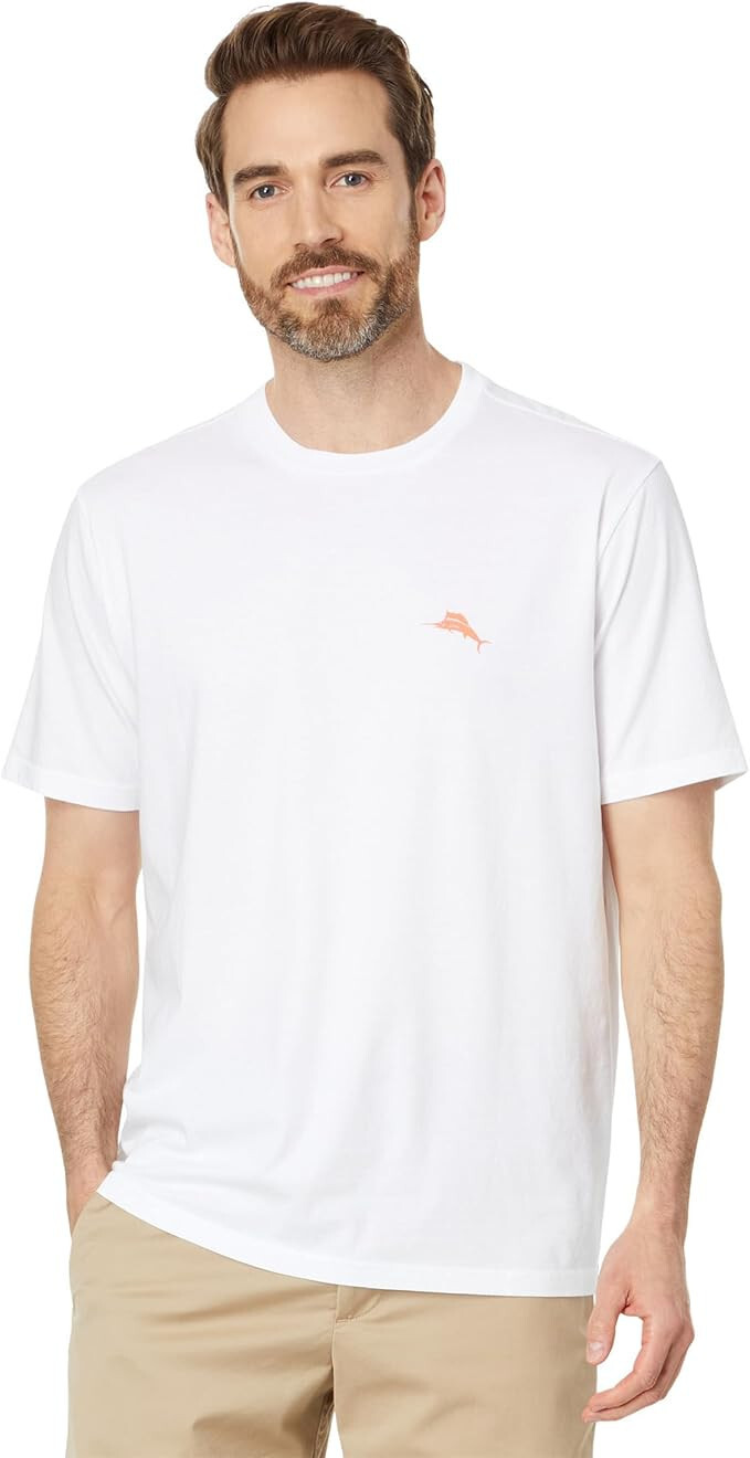 Мужская футболка Tommy Bainbridge Match белая маленькая 7990₽