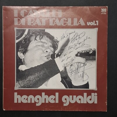 Die Schlachtpferde Henghel Gualdi Schallplatte 33 Runden 103 P 1979 