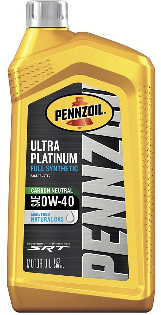Pennzoil Ultra Platinum Full Synthetic 0W-40 Motor Oil (1 Quart, 1