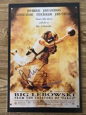 Jeff Bridges & Julianne Moore Autographed 12x18 The Big Lebowski Photo PROOF