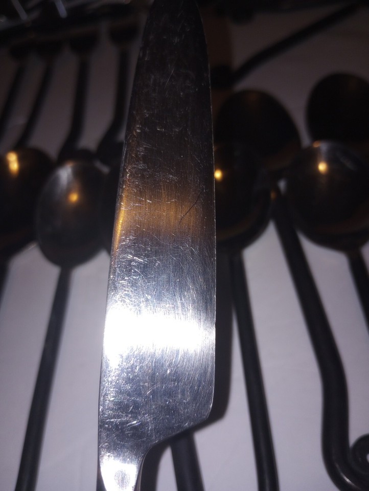 Gourmet Settings (GS) 18/10 Stainless Treble Clef Flatware 35 Pieces eBay