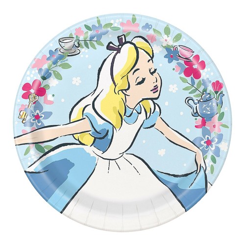 Alice In Wonderland Tin Sign - 'Curiouser And Curiouser' Metal Wall Decor, 8x12 Inches, Vintage Style - View #8