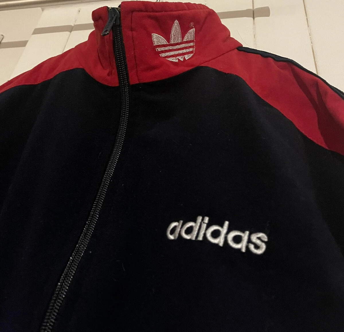 Adidas velour jacket clearance black
