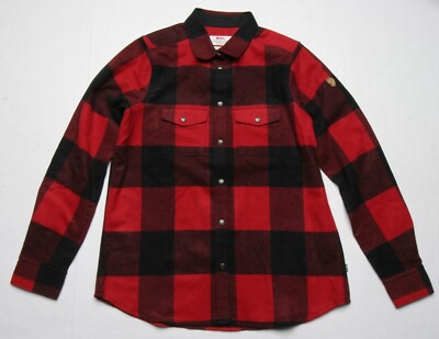 (取寄) フェールラーベン レディース カナダ シャツ Fjllrven women Fjallraven  Shirt Red s-l400.jpg