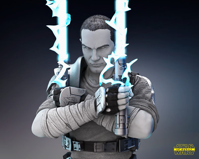 3D Druck 16K - Galen Marek Büste FAN MADE STAR WARS SW3D unbemalt Maßstab 1:4