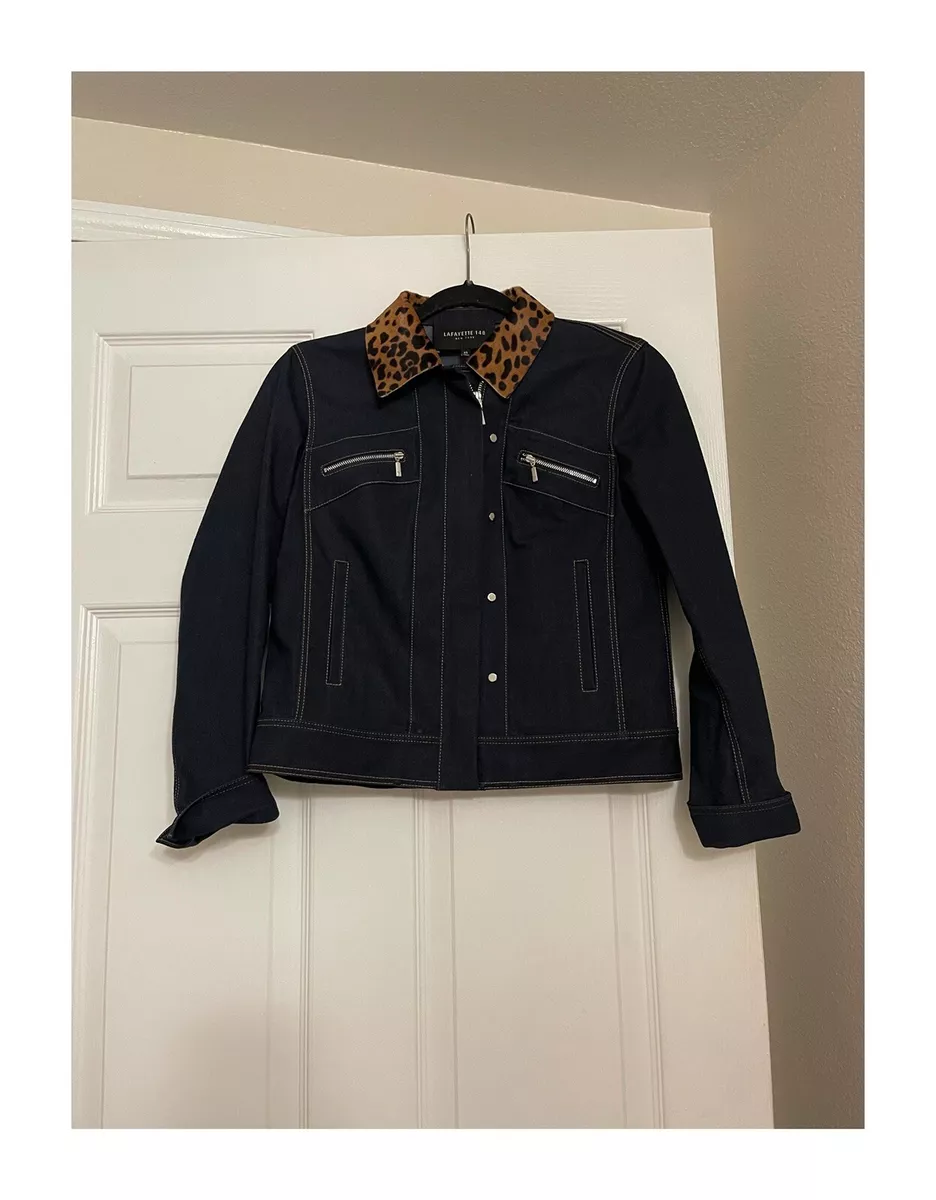Lafayette 148 sale denim jacket