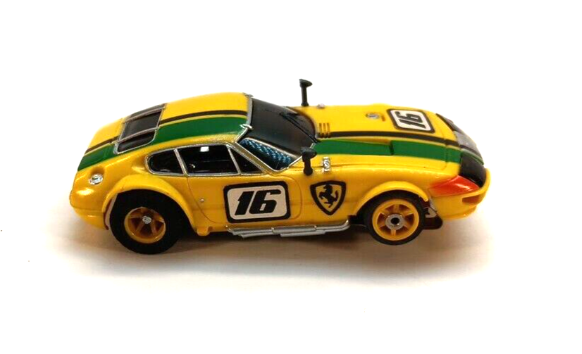 Aurora Vintage Ferrari Daytona Coupe #16 W/Yellow Wheels AFX G
