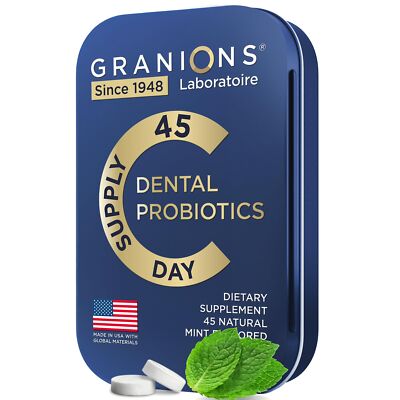 Oral Probiotic Mints - Best Breath Freshener with Lactobacillus Salivarius - ...