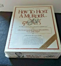 1986 HOW TO HOST A MURDER. A MURDER MYSTERY GAME. NOS. SO MUCH FUN ITS CRIMINAL!