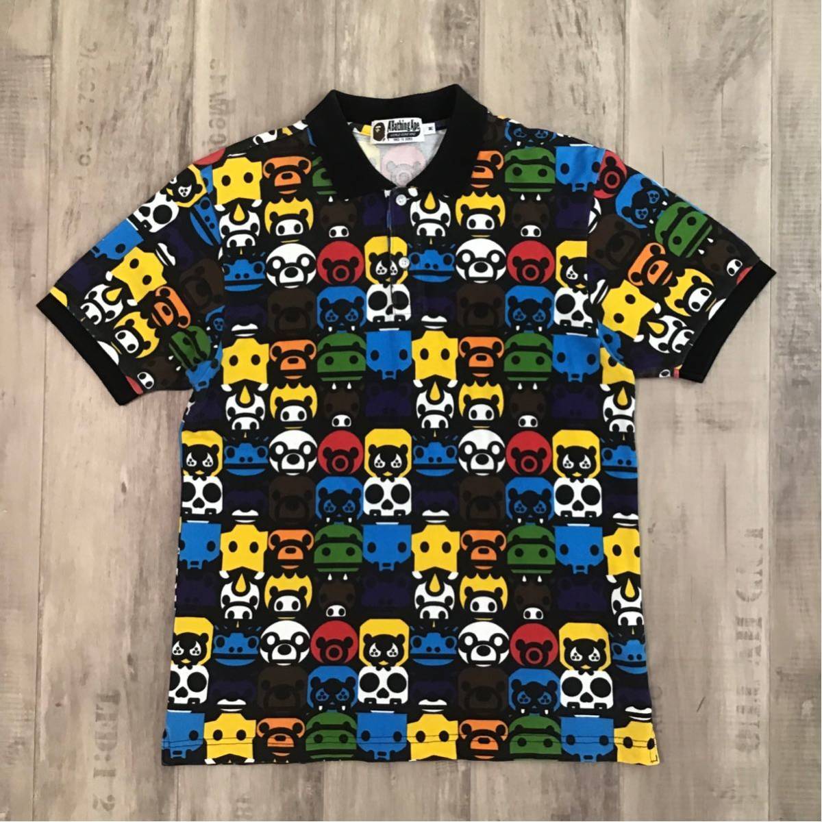 BAPE STA Milo Animal polo shirt BAPE STAR a bathing ape Size