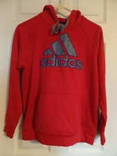 Adidas Youth Hoodie Red Small