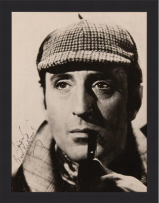 Basil Rathbone - - handsigniertes signed & gerahmtes Foto PP