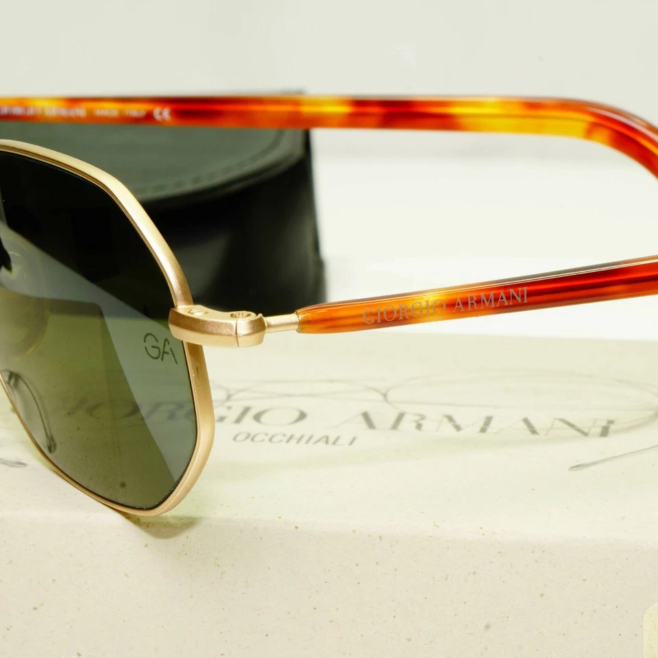 Подлинный Giorgio Armani 1997 винтажные солнцезащитные очки золото мужчин женщин 664 904/31 - Изображение 2 из 4