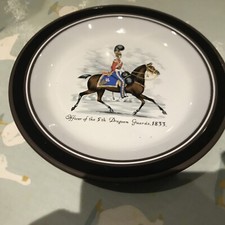 Hornsea Officer Of The Guards Plate 1833 Heavy Quality Lancaster Vitamin 1977