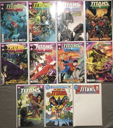 (11 Comic Book Lot) Titans: Beast World Tour/Teen Titans (2024)