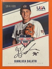 2018 Panini USA Baseball Stars & Stripes Auto Black Ink /499