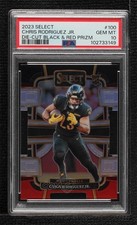 2023 Select Concourse Black & Red Prizm Die-Cut Chris Rodriguez Jr PSA 10 1b1g
