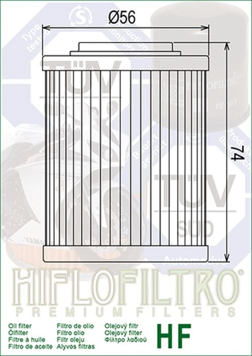 HifloFiltro Air Filter & Oil Filter Kit Aprilia RSV 1000 R Factory Nera Tuono - Image 4 of 4