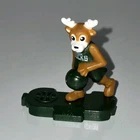 Milwaukee Bucks Mascot Mini Plastic Figurine NBA Mascots Collectible