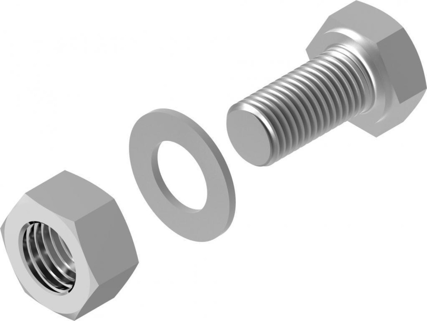 Screw with attachment and washer SM M8X30 650543/100 pcs