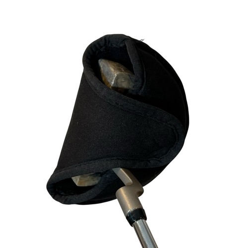 Marble Granite Onyx Jasper Stone Golf Club Putter RH Rare New Black Widow Grip - Picture 10 of 10