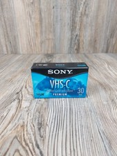 Sony VHS-C Tape 30 Minute Brand New Sealed Premium
