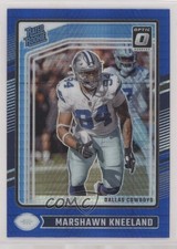 2024 Panini Donruss Optic Rated Rookie Blue Hyper Prizm Marshawn Kneeland 04mf