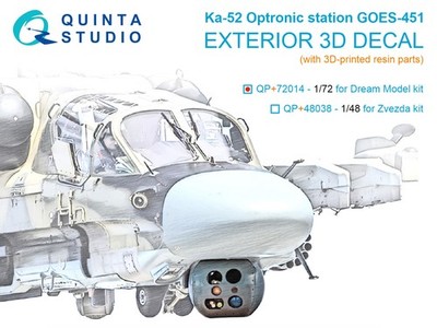 Quinta Studio 1/72 Ka-52 Optronic Station GOES-451 (Dream Model)