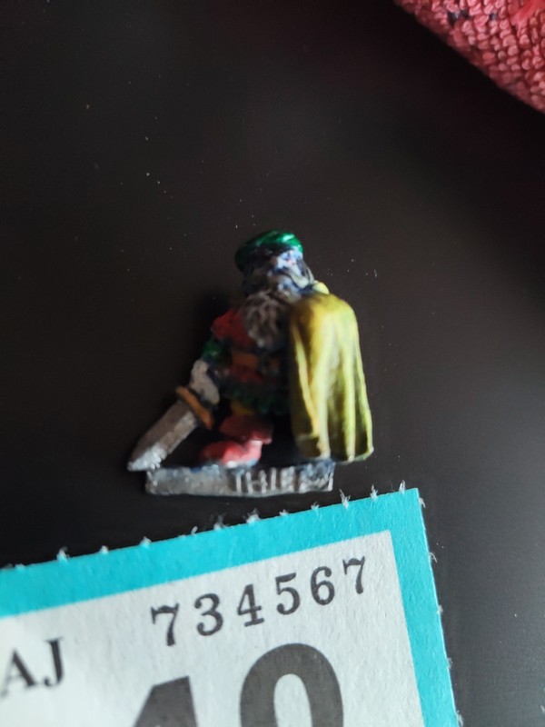 CITADEL BC1 `ADVENTURER STARTER SET` "STEALTHY DWARF THIEF" PAINTED METAL