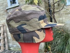 Cobmaster Camo Hat Size M Retro painters Survival Military Vintage ear flaps 