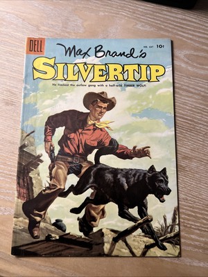 Max Brand's Silvertip Dell Four Color #491 1953 VG+