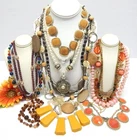 VINTAGE TO NOW FASHION/COSTUME JEWELRY NECKLACE LOT, ASSORTED MATERIALS