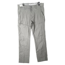 Mens 34x30 Wrangler ATG All Terrain Gear Straight Fit Pants Gray outdoor NWT