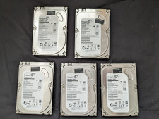 Lot of 5 Seagate Barracuda HDD 3.5" 1TB  -  5 TB Total - SATA 6Gb/s 7200 RPM