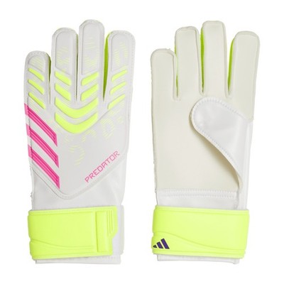 adidas Predator Training Junior Kinder Torwarthandschuhe weiß/gelb/pink [JH3812]
