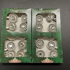 20 Vint. Clip On Christmas Tree Silver Candle Holders Germany Krebs & Soho