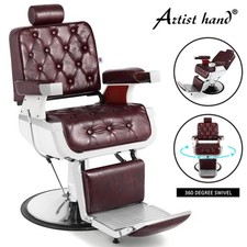 Vintage All Purpose Hydraulic Barber Chairs Heavy Duty Recliner Salon Spa Beauty