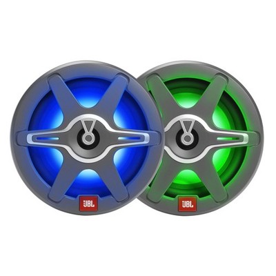 JBL CLUB-82 8'' Marine Audio Speakers, Pair, 150W   White/Gray Grills