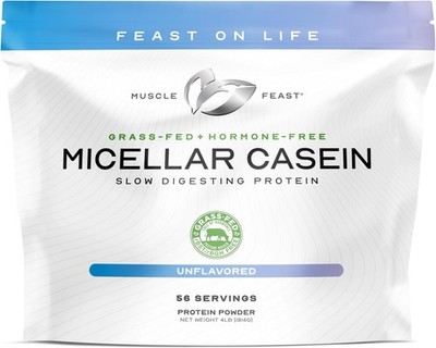 Muscle Feast Grass Fed Micellar Casein Protein Powder, Pasture Raised & Hormon